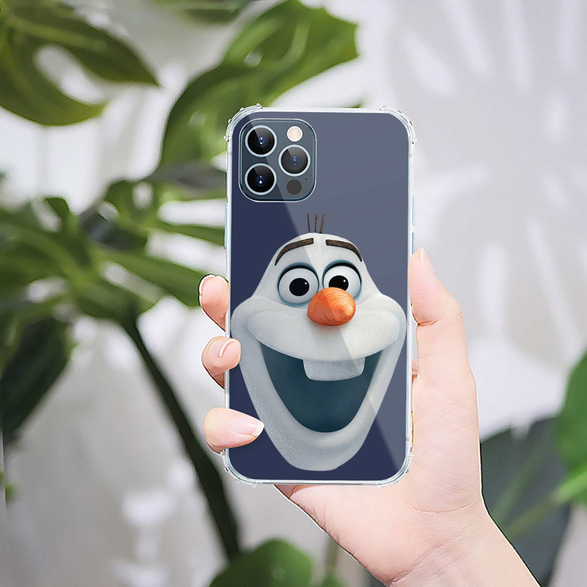 （画像用） アナと雪の女王 アンナ エルサ Frozen Anna Elsa 【iPhone 12シリーズ対応】透明スマホケース（クリアソフトケース）
